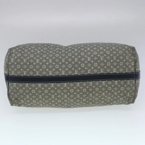 LOUIS VUITTON Monogram Idylle Speedy Voyage Boston Bag Navy M56706 LV Auth 29508 - Picture 7 of 15